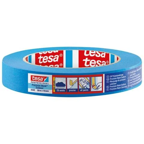Sista chansen Precision Mask 4440 Tesa Maskeringstejp blå, UV-resistent 50 m x 25 mm